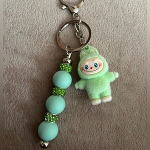 Mini labubu keychain
